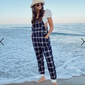 WeWoreWhat Plaid Overalls